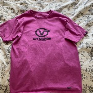 Pink Vans Off The Wall T-Shirt